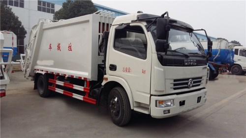 東風多利卡8方壓縮式垃圾車